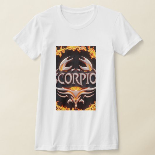 T-shirt Scorpio's Inferno : Flammes symboliques dans l'art (Poser)