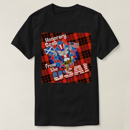 T-shirt Scot honoraire des États-Unis (Design devant)