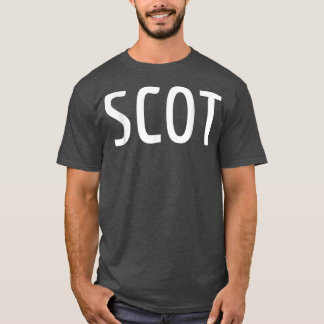 T-shirt SCOT Scotland Deux parties Combo Design Scottish F