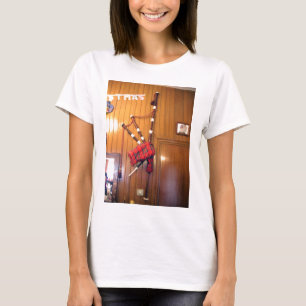 T-shirt Scotland Bagpipe Tartan Plaid Instrument de musiqu