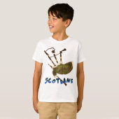 T-shirt Scotland Bagpipes (Devant entier)