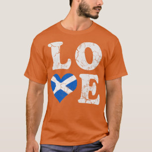 T-shirt Scotland Flag Love Scottish Scot Family Heritage