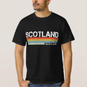 T-shirt Scotland Retro Vintage Stripes (Devant)