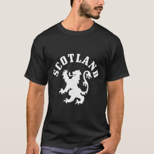 T-shirt Scotland Vintage Lion Scottish Pride Cadeau Uk
