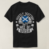T-shirt Scotsman Ireland St Paddy's Day Scottish And A Wee (Design devant)