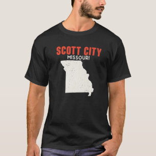 T-shirt Scott City Missouri USA State America Travel Misso