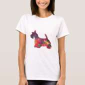 T-shirt Scottie Chien race Geo Silhouette Multi (Devant)