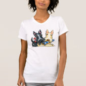 T-shirt Scottie En vichy Cuties (Devant)