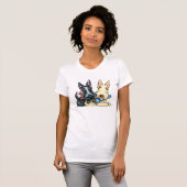 T-shirt Scottie En vichy Cuties (Devant entier)