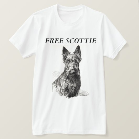 T-SHIRT SCOTTIE GRATUITE (Design devant)