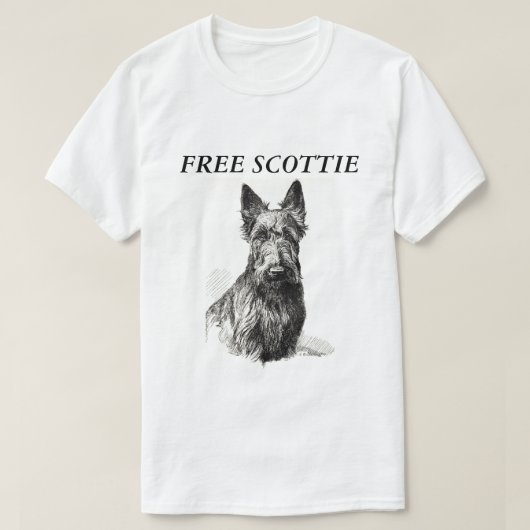 T-SHIRT SCOTTIE GRATUITE (Design devant)