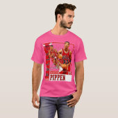 T-shirt Scottie Pippen Basketball Legend Chicago Signature (Devant entier)