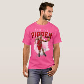 T-shirt Scottie Pippen Basketball Legend Chicago Signature (Devant entier)