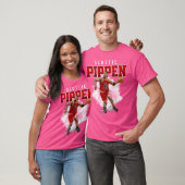 T-shirt Scottie Pippen Basketball Legend Chicago Signature (Unisexe)