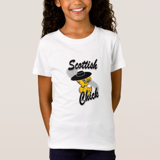 T-Shirt Scottish Chick #4 (Devant)