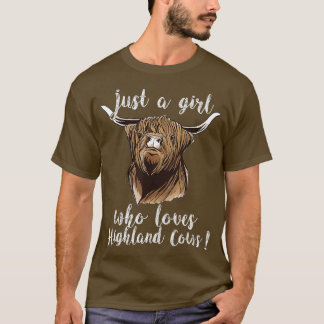 T-shirt Scottish highland Scotland cattle animal cow  - 1 
