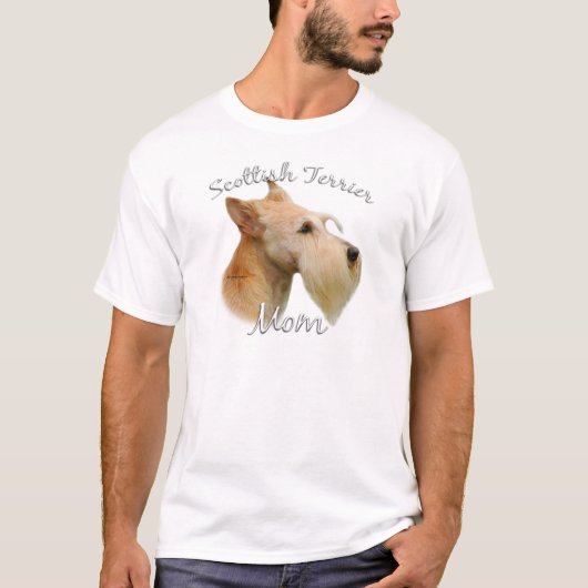 T-shirt Scottish Terrier (blé) Maman 2 (Devant)