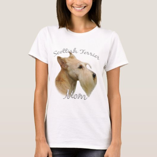 T-shirt Scottish Terrier (blé) Maman 2 (Devant)