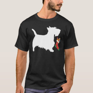 T-shirt Scottish Terrier Christmas Stocker Stuffer Scotti