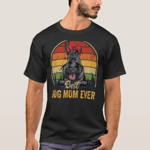 T-shirt Scottish Terrier Meilleur Chien Maman Jamais Rétro