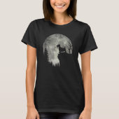 T-shirt Scottish Terrier Scottie Et Lune Halloween (Devant)