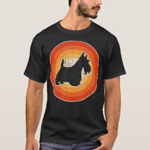 T-shirt Scottish Terrier Scottie Retro Vintage 60s les ann