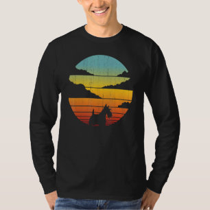 T-shirt Scottish Terrier Scottie Retro Vintage 60s les ann