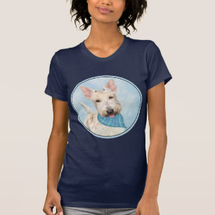 T-shirt Scottish Terrier Wheaten Dog Painting Art original