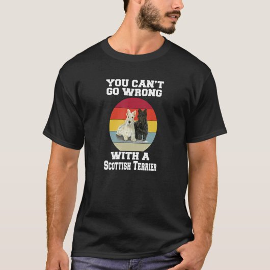 T-shirt Scottish Terrier You Canu2019t Se Tromper Avec Une (Devant)