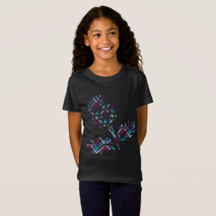 T-Shirt Scottish Thistle Tartan Plaid Gift