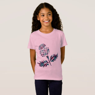 T-Shirt Scottish Thistle Tartan Plaid Gift