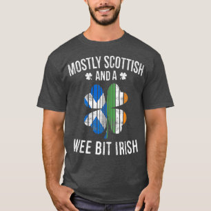 T-shirt Scottish Wee Bit Irlande Écosse Jour de la Saint