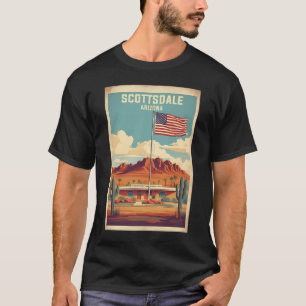 T-shirt Scottsdale Arizona États-Unis Tourisme Vintage voy