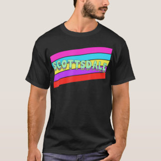 T-shirt Scottsdale Arizona Vintage Retro Throwback Cadeau