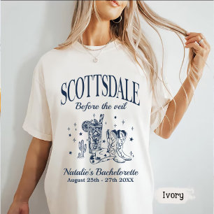 T-shirt Scottsdale Bache Party personnalisé avant le voile