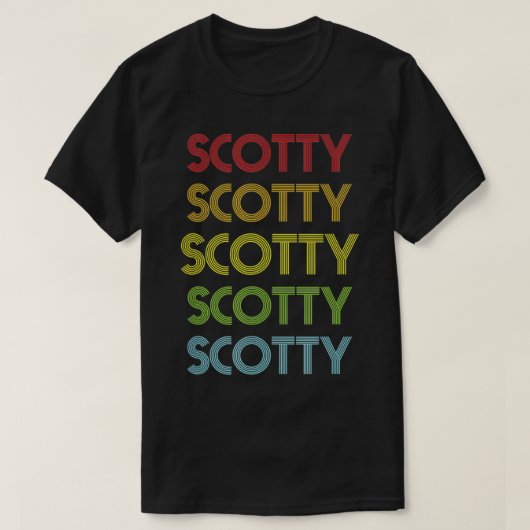 T-shirt Scotty (Design devant)