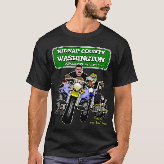 T-SHIRT "SCOTTY" COMTÉ KIDNAP, WASHINGTON, WA (Devant)