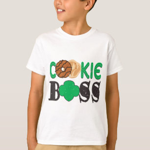 T-shirt Scou Cookie Boss Girl Troop Leader Famille Corresp