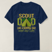 T-shirt Scout Dad Cub Leader Boy Camping Scouting roop Gi (Design devant)
