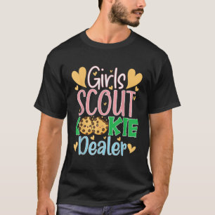 T-shirt scout for girls biscuits dealer femmes drôle scout
