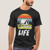 T-shirt Scout Life is Campfire Traitements is Camping Trav (Devant)