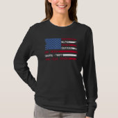 T-shirt Scout Us Flag Nature Uniform  Wilderness Scouting (Devant)