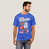 T-shirt Scouter Saiyan drôle (Devant entier)