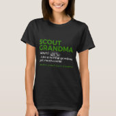 T-shirt Scouting Funny Scout Grandma Definition Proud Scou (Devant)
