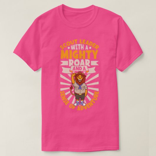 T-shirt Scoutisme chef scouts Lion (Design devant)