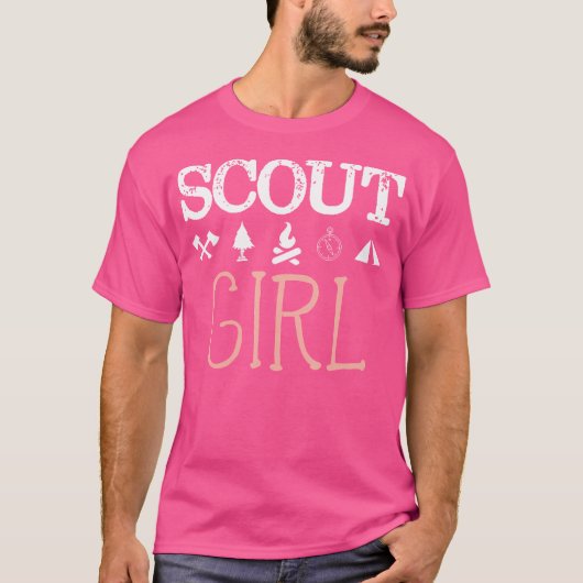 T-shirt Scoutisme fille Scouting Troop Supporter Camping S (Devant)