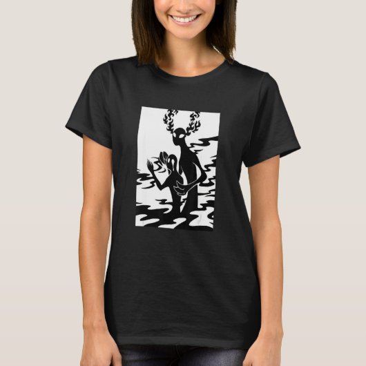 T-shirt Scp Foundation Dark Form Scp 080 (Devant)