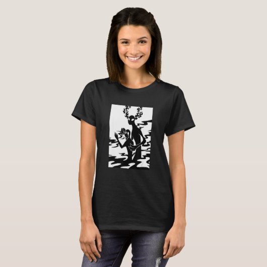 T-shirt Scp Foundation Dark Form Scp 080 (Devant entier)