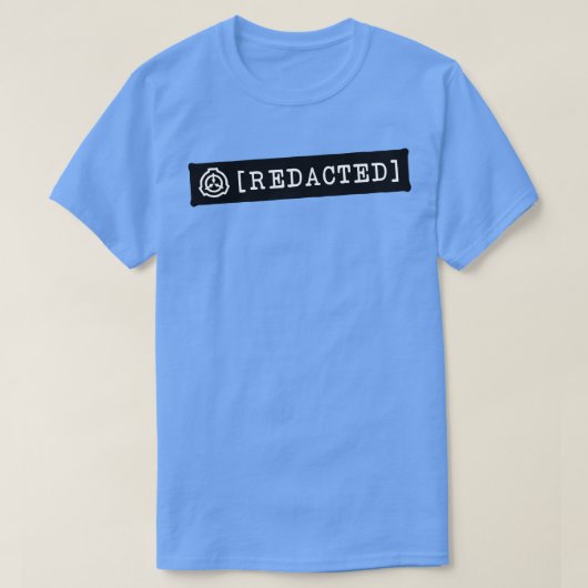 T-shirt SCP supprimé (Design devant)