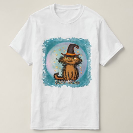 T-shirt Scraggles Cat Witch (Design devant)